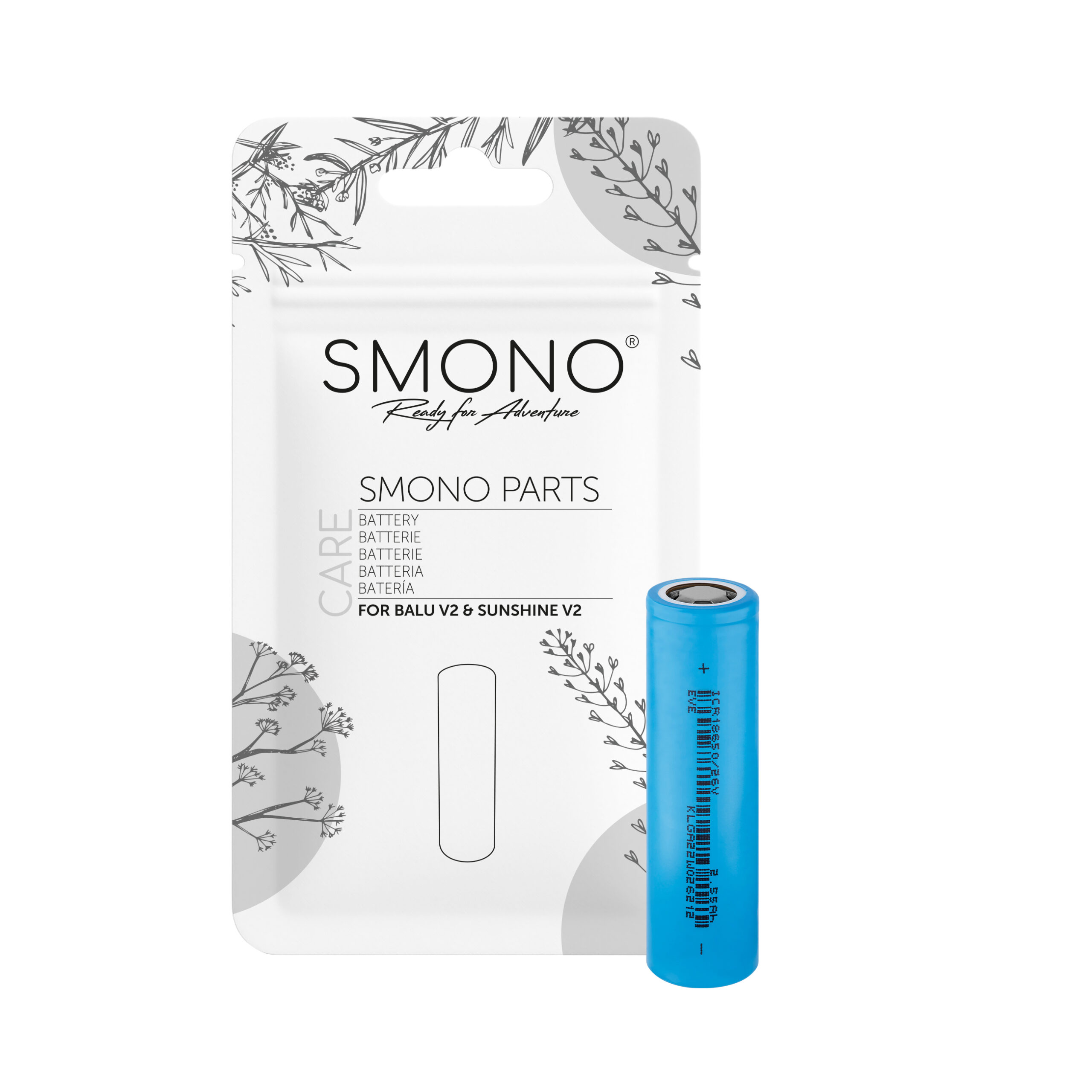 Smono: Batteria di ricambio