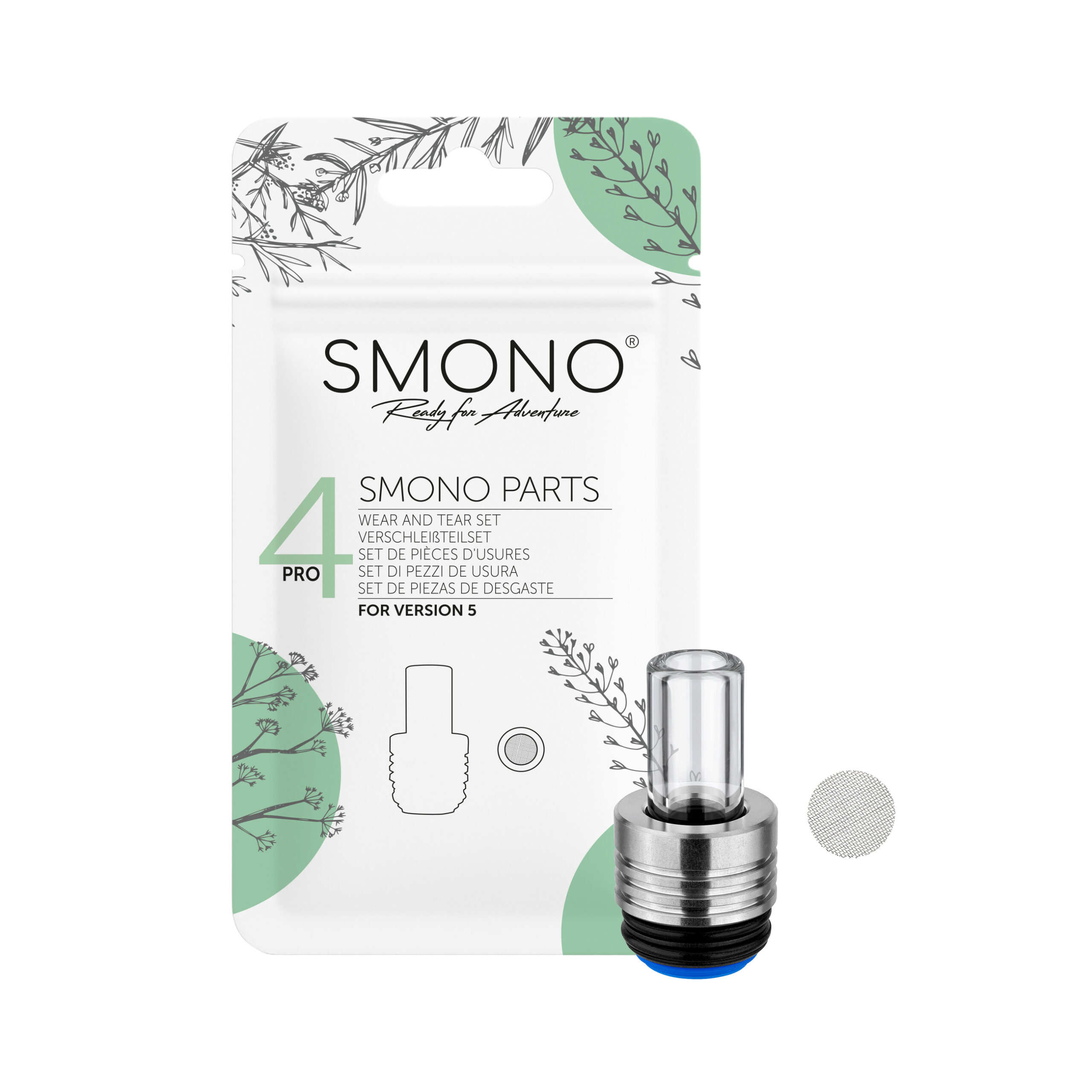 Smono 4 - Pro set di parti di ricambio